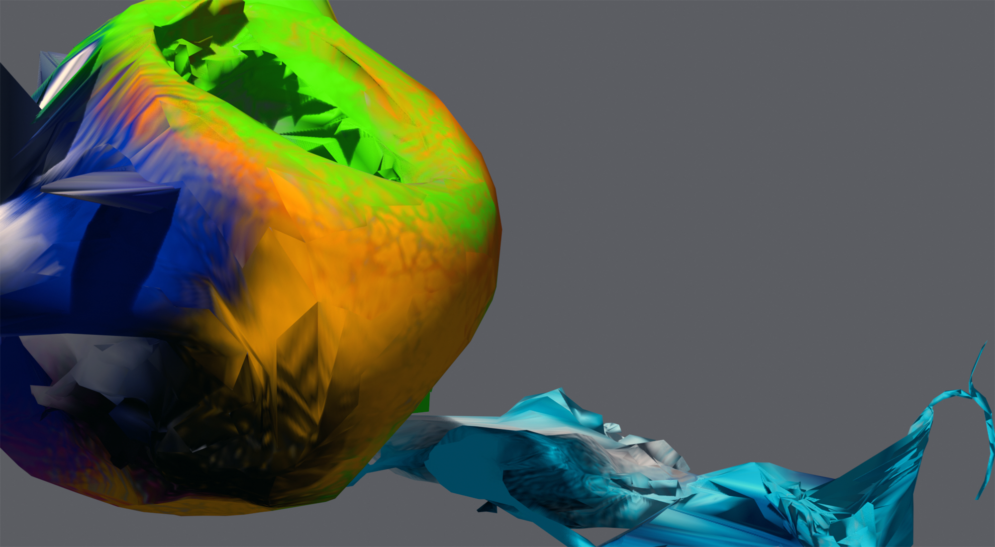 Digital 3D sculpture by Chiara Passa